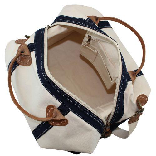 Canvas Weekender Duffel Navy