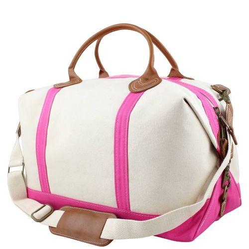 Canvas Weekender Duffel Pink