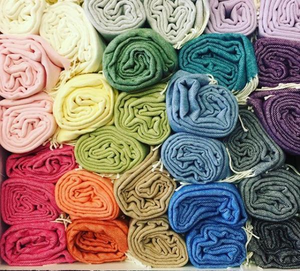 Embroidered Monogram Italian Herringbone Throw Blanket