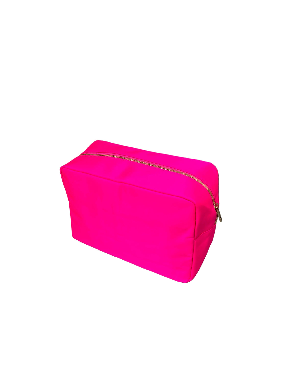 Pink Personalized Nylon Cosmetic Bag