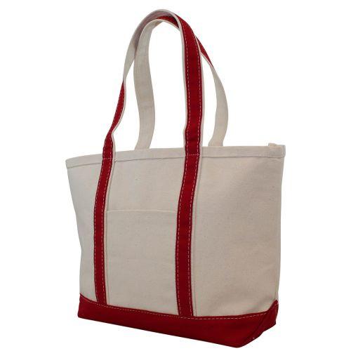 Medium Boat Tote Red