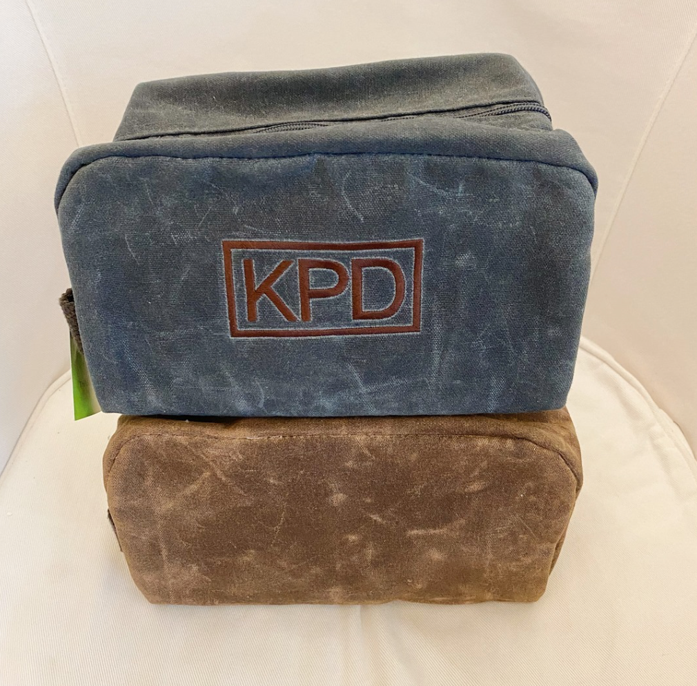 Dopp Kit Waxed Canvas