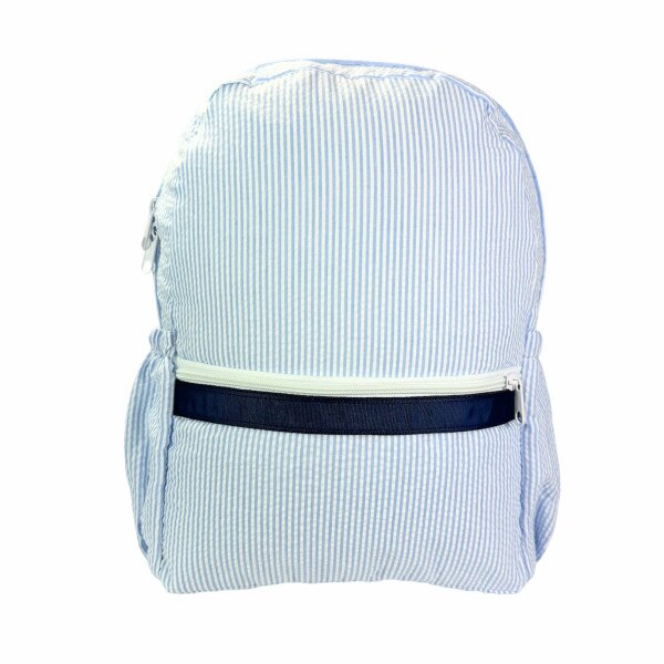 Kids Small Seersucker Backpack