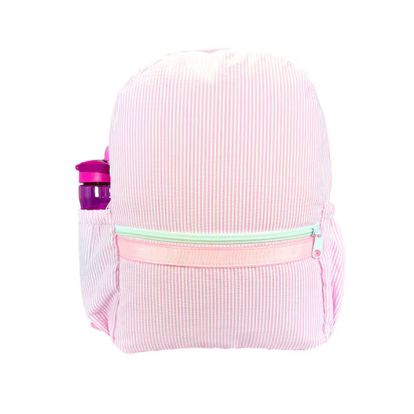 Kids Small Seersucker Backpack