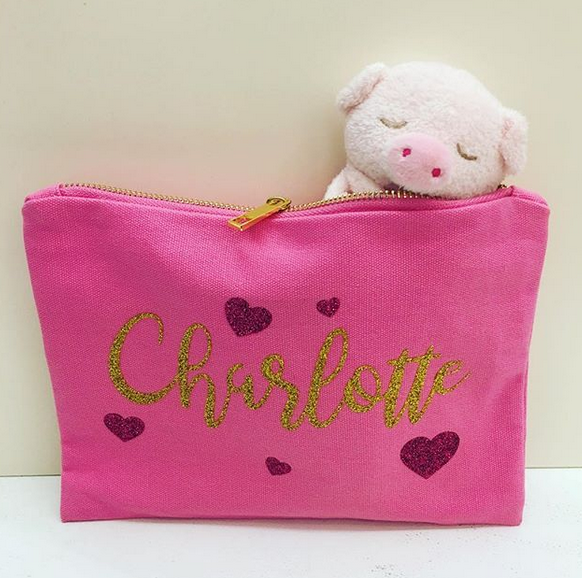 Pig Animal Luvie and Sparkly Zip Top