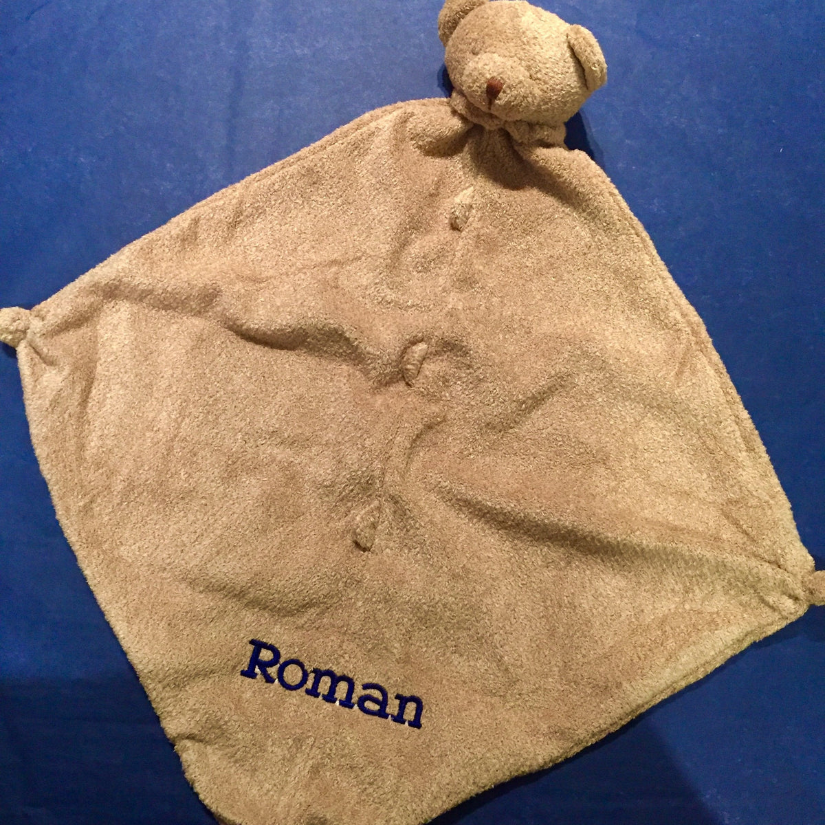 Embroidered Monogram Baby Animal Luvie