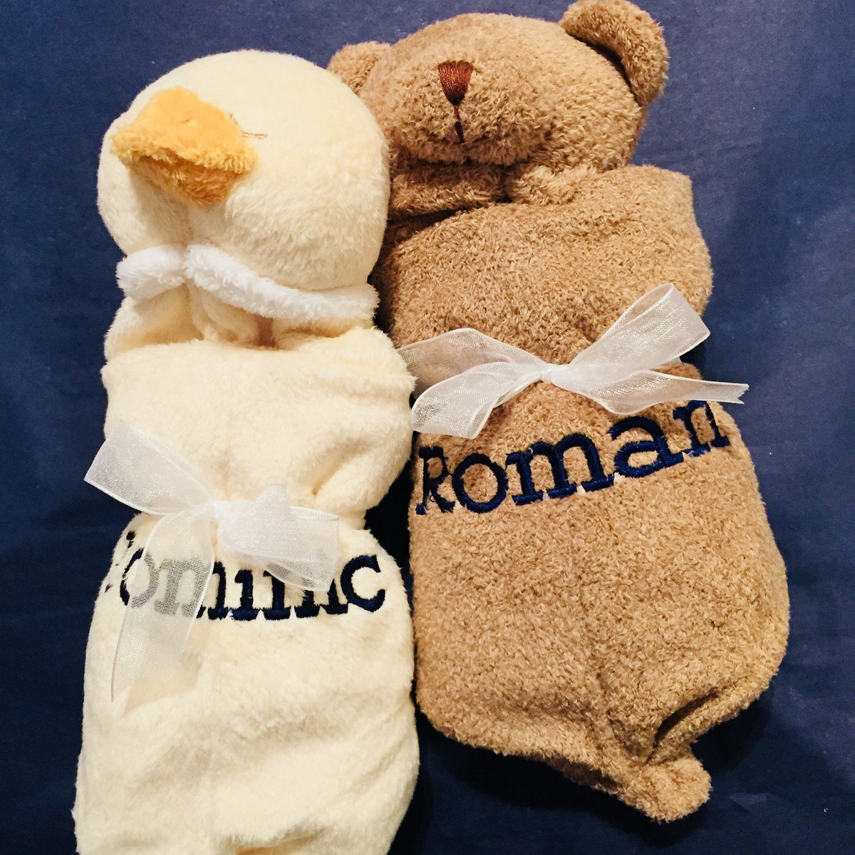 Embroidered Name Baby Animal Luvie