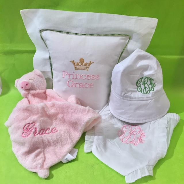 Embroidered Monogram Animal Luvie
