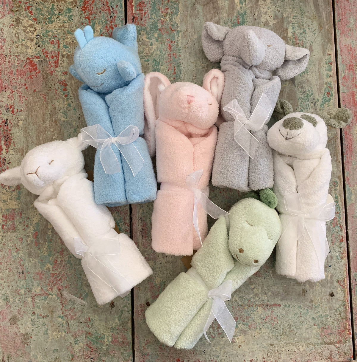 Embroidered Monogram Baby Animal Luvie