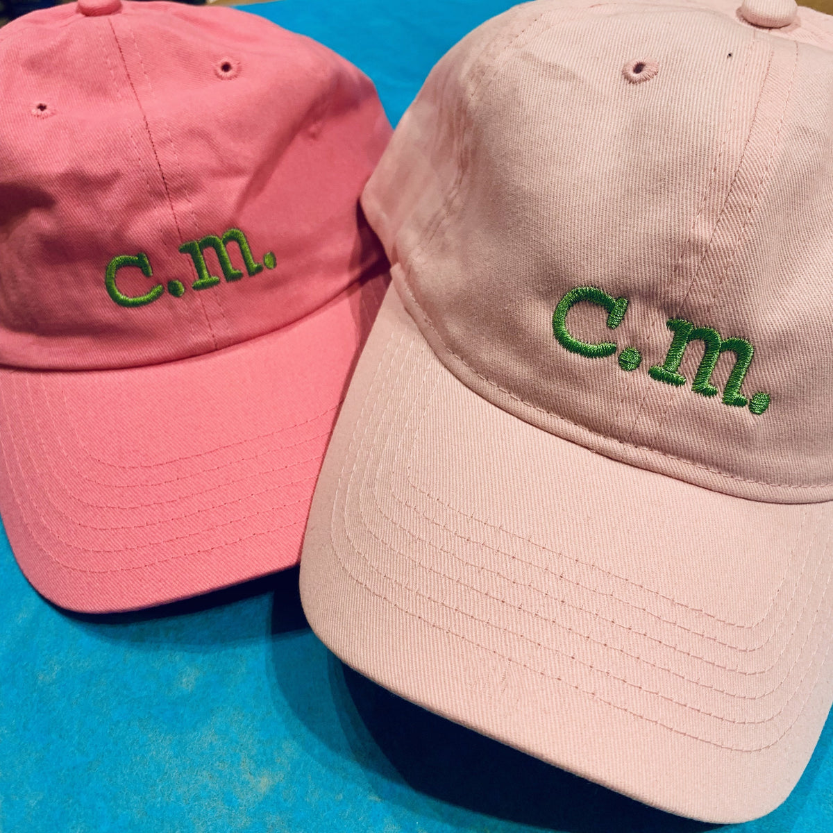 Embroidered Monogram Baseball Cap Hat