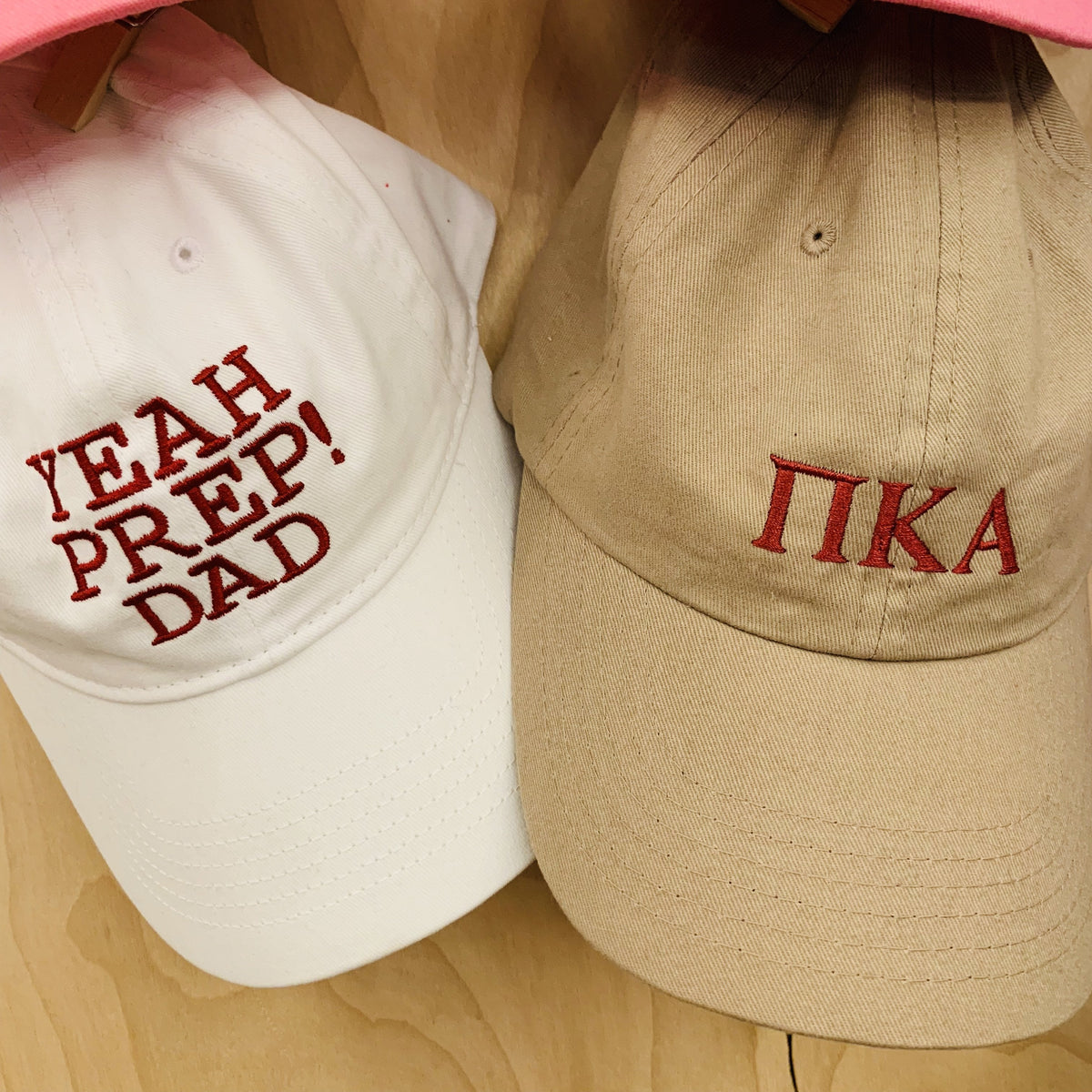 Embroidered Monogram Baseball Cap Hat