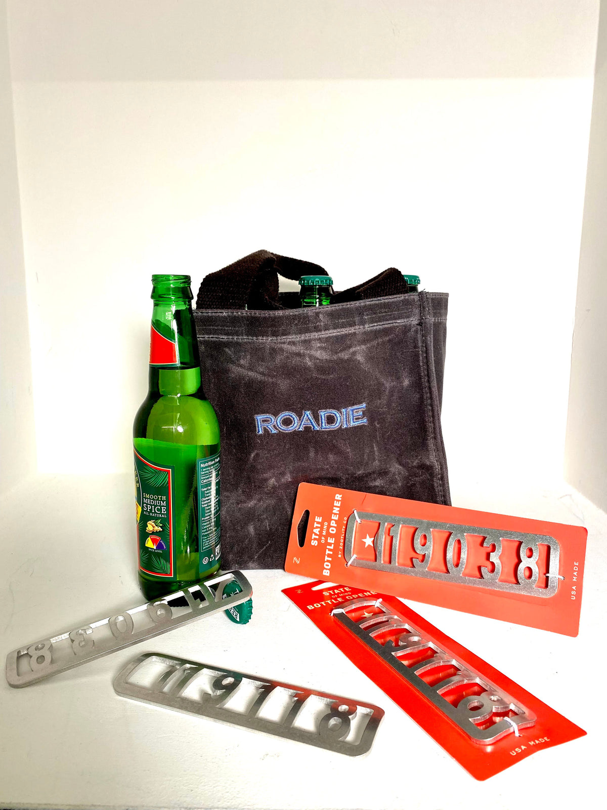 Custom Beer Carrier and Zip Code Bottle Opener
